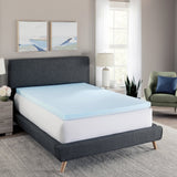 Gel-Infused Memory Foam Mattress Topper 4"