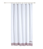 Rope Stripe Border Shower Curtains