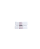 Rope Stripe Border 2 Piece Wash Towel Set