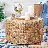 Jesse Rattan Storage Coffee Table