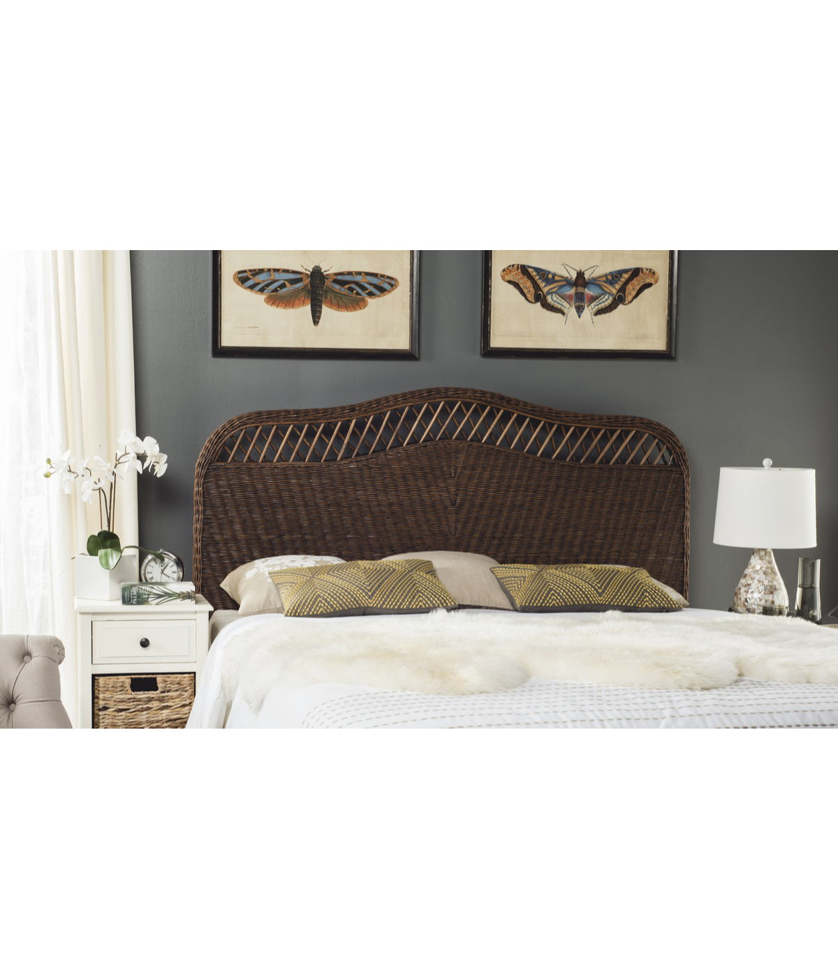 Sephina Headboard Brown / Multi