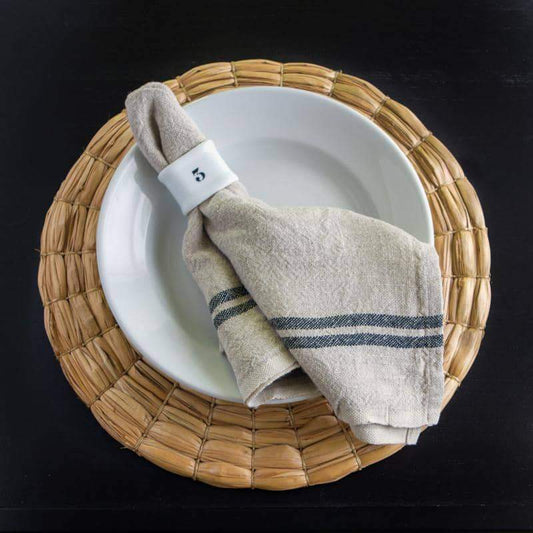 Seagrass Natural Round Placemats Set of 4