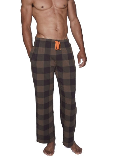 Lounge-Pant-Relaxed-Chestnut checkers-S-1