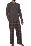 Lounge-Pant-Relaxed-Chestnut checkers-L-3