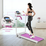 800W Folding Treadmill Electric /Support Motorized Power Running Fitness Machine