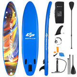 11' Inflatable Stand Up Paddle Board Sup Surfboard With Pump Aluminum Paddle