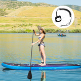 11' Inflatable Stand Up Paddle Board Surfboard With Bag Aluminum Paddle Pump