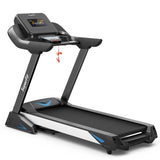 4.75 Horsepower Electric Folding Treadmill with APP Auto Incline Preset Programs Speakers