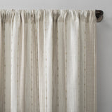 Slub Texture Stripe Cotton Curtain