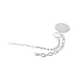 Ball & Link Chain Bracelet with Pendant