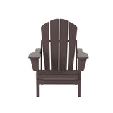 Outdoor Folding Poly Adirondack Chair