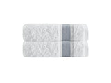 Unique Turkish Cotton 2 Piece Bath Towel Set