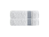 Unique Turkish Cotton 2 Piece Bath Towel Set