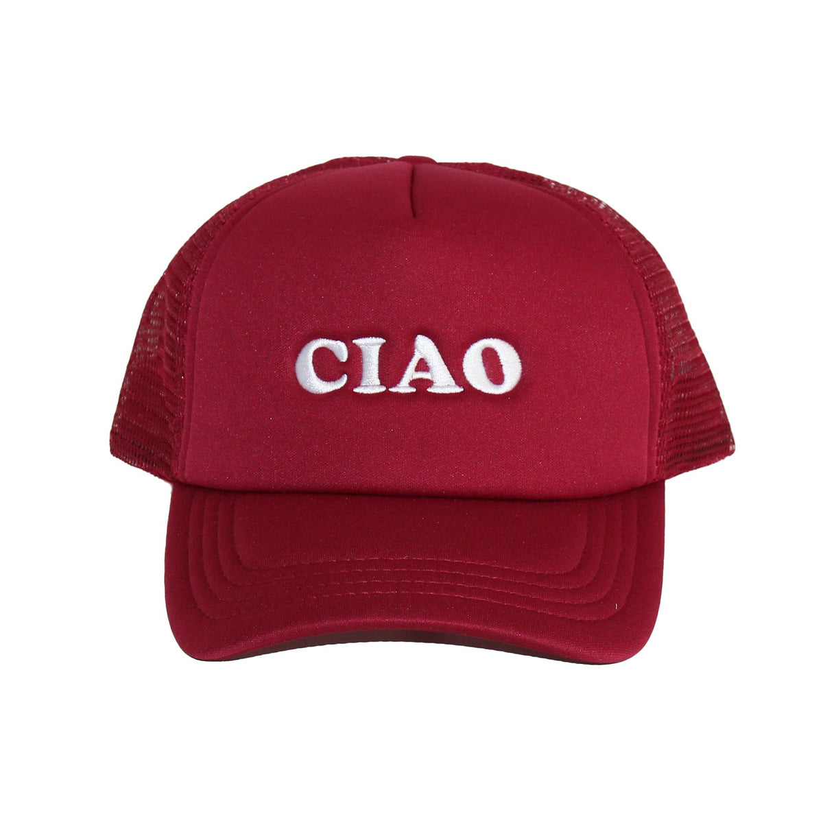 TRUCKER HAT MAROON CIAO