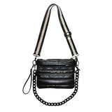 ALLIE PUFFER CROSSBODY BLACK