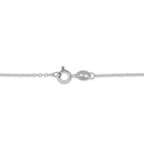 Sterling-Silver-Yellow-Gold-over-Silver-Paperclip-Chain-Necklace-With-Open-CZ-Heart-Station-Clear stone-2