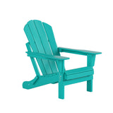 Outdoor Folding Poly Adirondack Chair