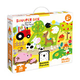 Banana Panda Suuuper Size Puzzle - On the Farm: 35 Pcs