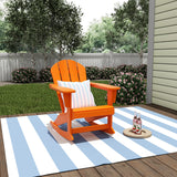 Classic Porch Outdoor Patio Rocking Adirondack Chair