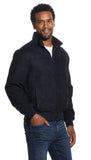 Men's Microsuede Bomber Jacket