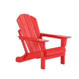 Outdoor Folding Poly Adirondack Chair